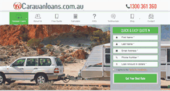 Desktop Screenshot of 360caravanloans.com.au